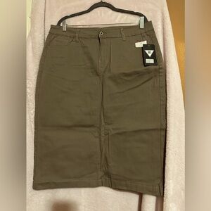 Khaki skirt